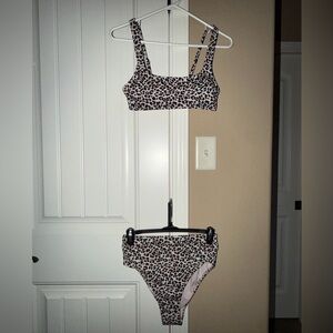 Xhilaration Leopard Print Bikini Set